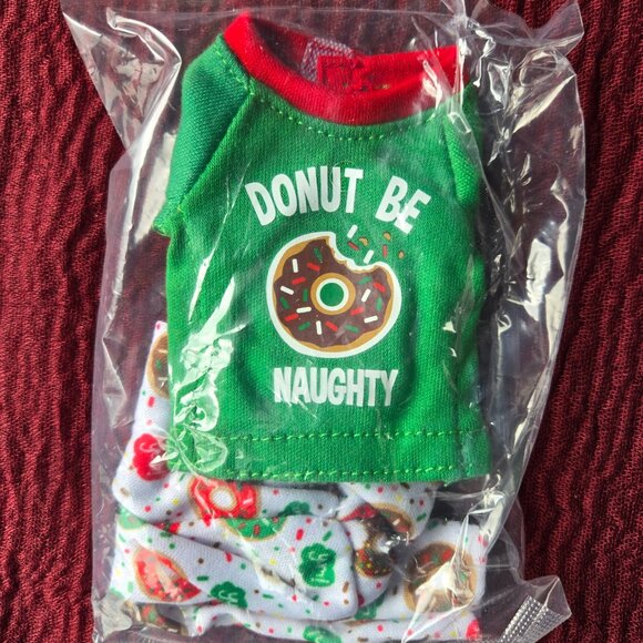 Elf on the Shelf Donut Be Naughty Doll 2 Piece Set for Christmas Memories (NWT) - Picture 3 of 5